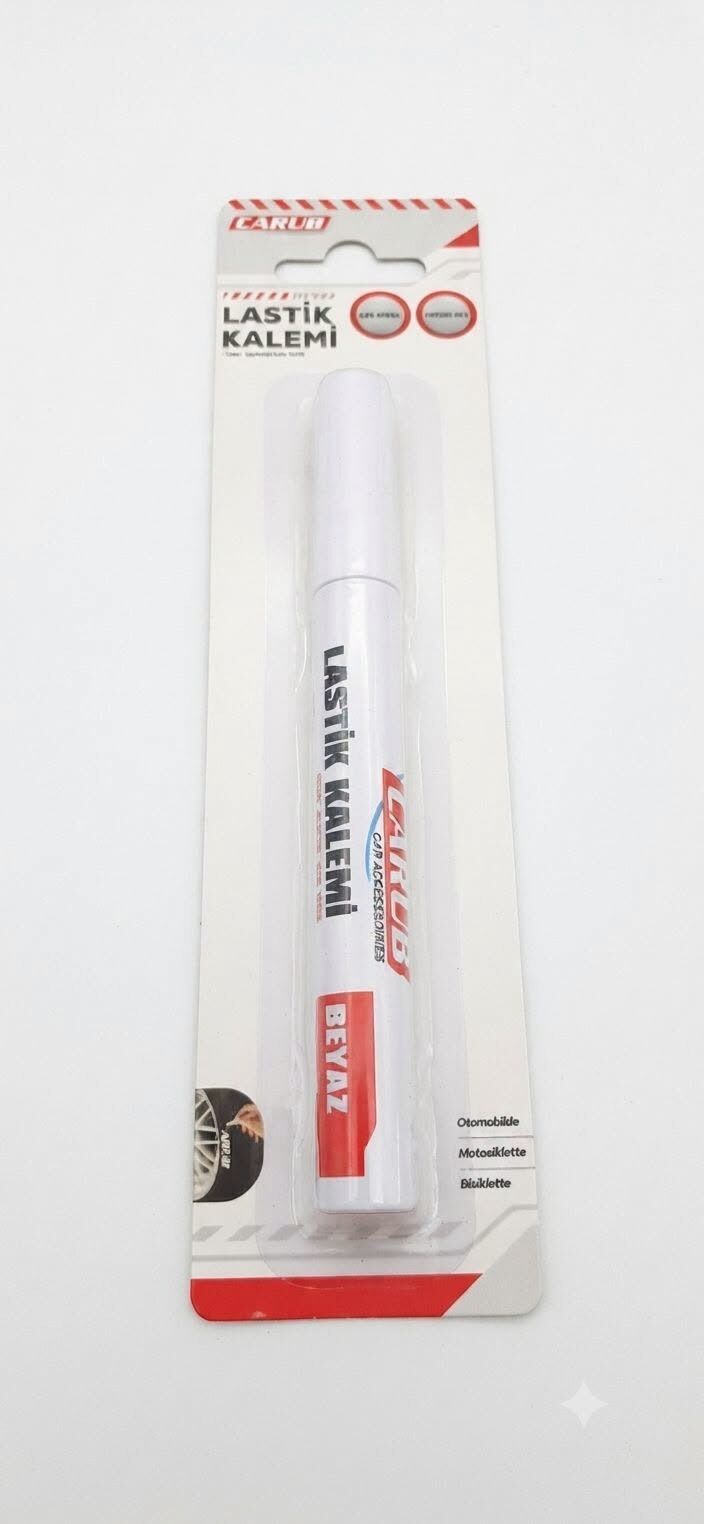 Lastik Yazı Boyama Kalemi Beyaz