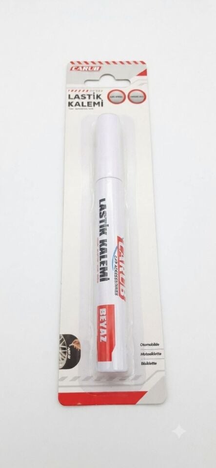 Lastik Yazı Boyama Kalemi Beyaz