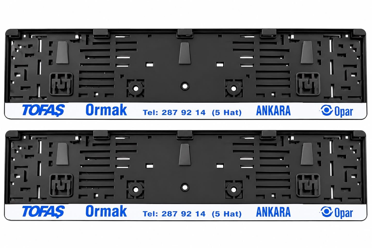 Ormak Yazılı Plaka Altı Takım