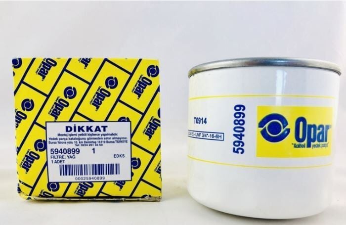 Tofaş Doğan Kartal Şahin Serçe 1300-1600 Düz Motor Yağ Filtresi